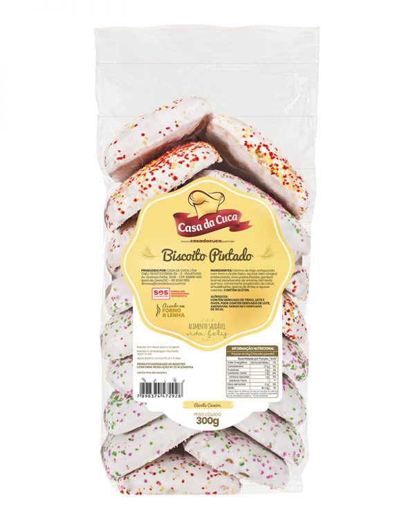 BISCOITO PINTADO - CASA DA CUCA